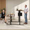Electric Standing Desk with 3 Memory Heights, Hooks, Cable Holes, Large Top