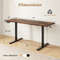 Electric Standing Desk with 3 Memory Heights, Hooks, Cable Holes, Large Top