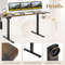 Electric Standing Desk with 3 Memory Heights, Hooks, Cable Holes, Large Top