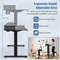 55 Inch x 24 Inch Height Adjustable Electric Standing Desk with 2 Drawers – Spacious Ergonomic Workstation