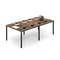 8 Feet Conference Room Table – Large Meeting Table Seats up to 10 People, Durable Metal Frame & Cable Management