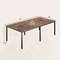 8 Feet Conference Room Table – Large Meeting Table Seats up to 10 People, Durable Metal Frame & Cable Management