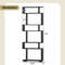 6-Tier Bookcase with Anti-Tipping Kit, Modern Tall Storage Shelf for Books, Decor & More