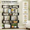 6-Tier Bookcase with Anti-Tipping Kit, Modern Tall Storage Shelf for Books, Decor & More