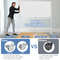 Rolling Double-Sided Magnetic Whiteboard on Wheels, Mobile Stand with Aluminum Alloy Frame & Locking Casters
