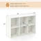 Modern Cube Bookcase With AntiTipping Kits For Bedroom Living Room Versatile Storage Shelf Organiz 7