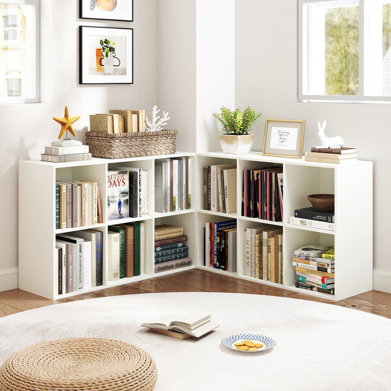Modern Cube Bookcase With AntiTipping Kits For Bedroom Living Room Versatile Storage Shelf Organiz 2