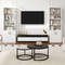Modern Bookcase 6Tier With Adjustable Shelve 2Door Cabinet  AntiTip Safety Tall Storage Bookshelf F 2