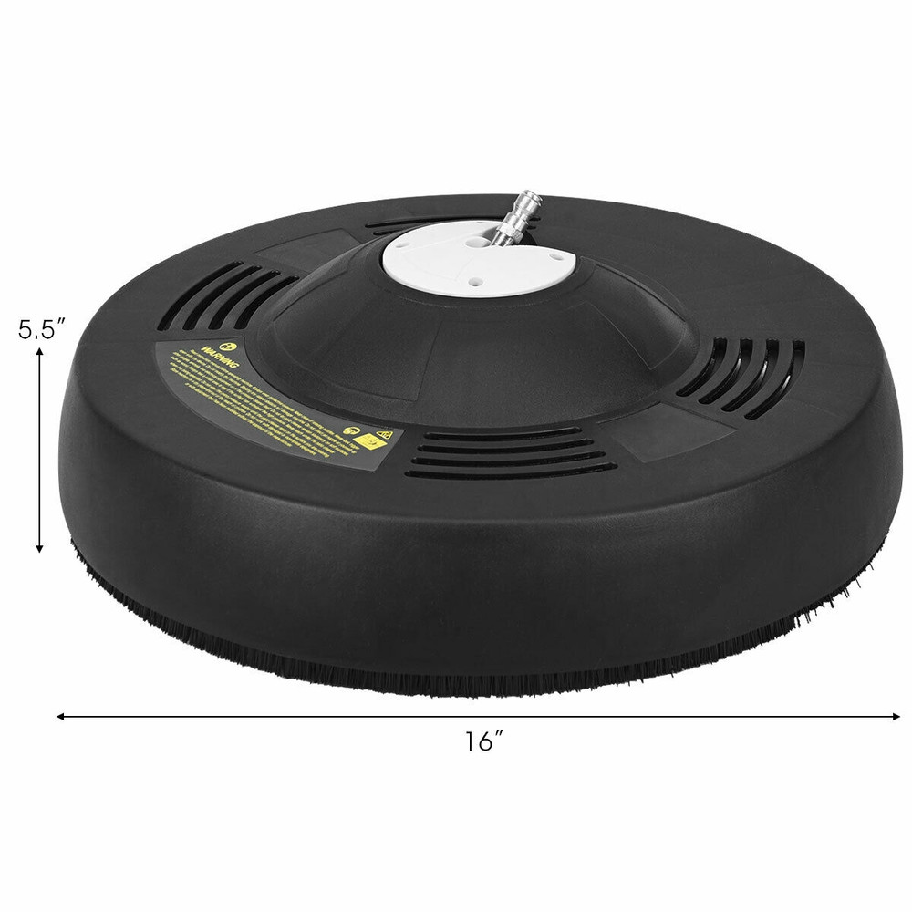 Heavy Duty Pressure Washer Surface Cleaner Attachment QuickConnect Dual Nozzles Ideal For Driveways 7