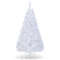 White Christmas Tree With Solid Metal Legs Full PVC Hinged Pine Tree Easy Assembly EcoFriendly Arti 6