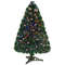 Artificial PreLit Fiber Optic PVC Christmas Tree For Home Office MultiColor LED Lighting EcoFriend 6