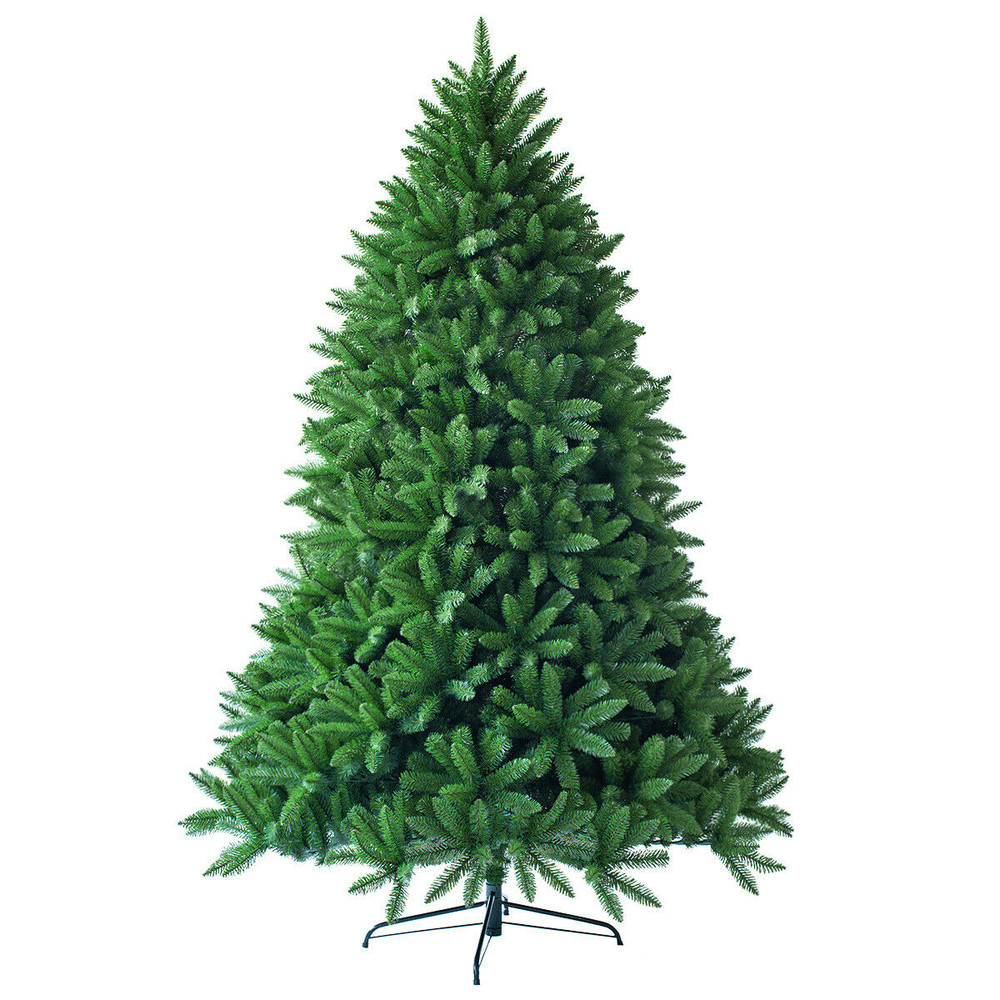 6 Foot Artificial Christmas Tree, Ultra-Full 1250 Branch Tips for Realistic Display