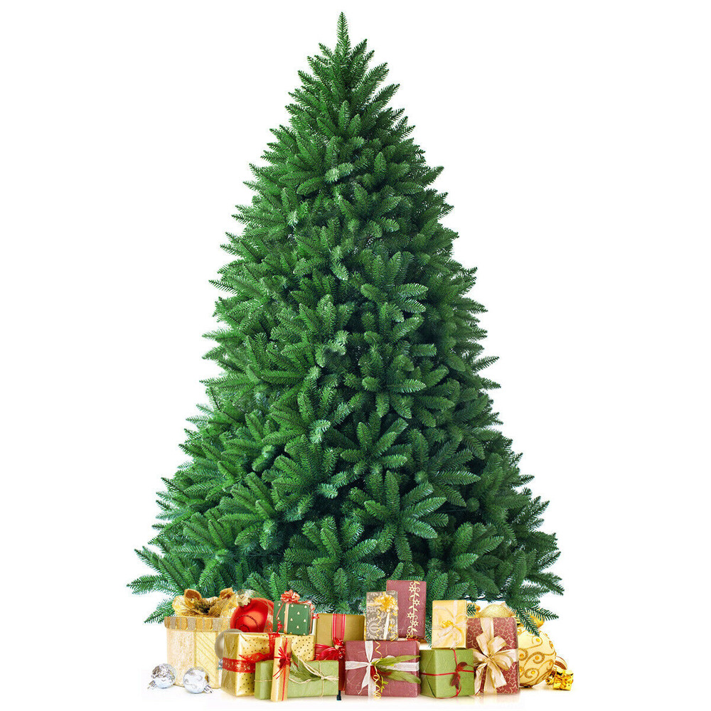 6 Foot Artificial Christmas Tree, Ultra-Full 1250 Branch Tips for Realistic Display