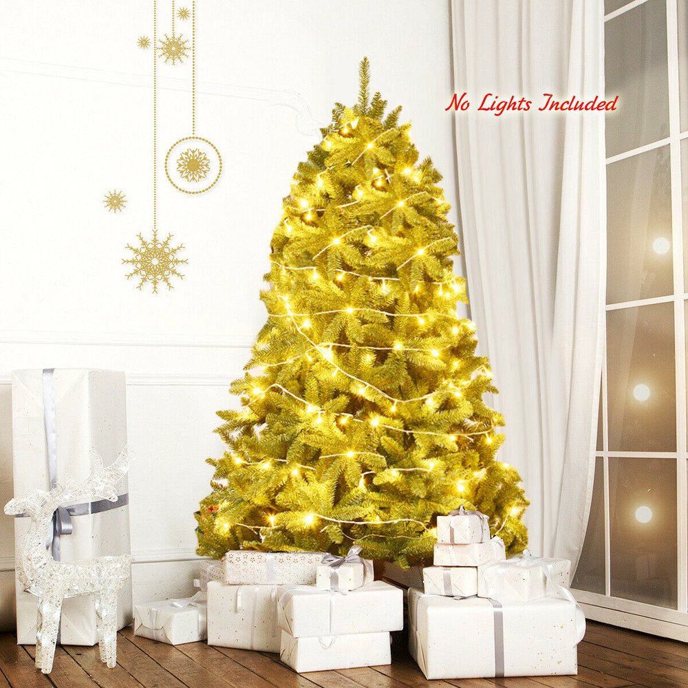 6 Foot Artificial Christmas Tree, Ultra-Full 1250 Branch Tips for Realistic Display