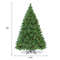6-Foot Pre-Lit PVC Carolina Pine Tree, LED Artificial Christmas Tree with Realistic Branches