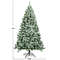 6 Feet Snow Flocked Artificial Christmas Tree Hinged With 928 Tips Realistic Winter Wonderland Deco 7