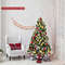 6FT Pre-lit Snow Flocked Christmas Tree with Red Berries, Pine Cones & 8 Lighting Modes, Artificial Holiday Tree