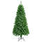 7FT Artificial Christmas Tree with Multi-Colored Fiber Optic Lights, Pre-Lit Spruce Tree for Indoor Holiday, Home Decor