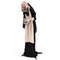 5.2 Feet Halloween Animated Standing Greeter Old Lady with Candy Dish, Life-Size Motion Sensor Prop for Scary Decor
