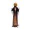 5.6 Feet Halloween Animated Standing Pumpkin Scarecrow with Glowing Eyes & Sound, Indoor Outdoor Spooky Halloween Prop