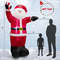 8 Feet Inflatable Santa Claus Decoration with LED Lights – Giant Outdoor Christmas Decor