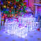 Iridescent Christmas Gift Box Set With Iridescent Bows Lighted Holiday Decor For Indoor Outdoor Us 0