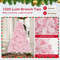 Flocked Artificial Christmas Tree with LED Lights and Branches, Lush Pink Tips & Multi-Mode Lighting for Home Decor
