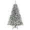 6/7/8 Ft Pre-Lit Artificial Christmas Tree with 300,400,500 Warm White LED Lights