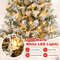 6/7/8 Ft Pre-Lit Artificial Christmas Tree with 300,400,500 Warm White LED Lights