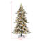 7 Feet Flocked Christmas Tree with Realistic Pine Needles | Premium Holiday Decor