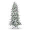 6.5/7.5 Feet Pre-Lit Artificial Christmas Tree, Premium Holiday Decor