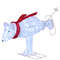 4.5 Feet Christmas Skiing Polar Bear with LED Lights & Ground Stakes, Outdoor Holiday Decoration