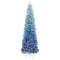 6ft Blue Gradient Snow Flocked Artificial Christmas Tree 435 Tips, Realistic & Elegant