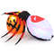 Giant Halloween Inflatable Spider & Pumpkin Combo, Flashing Eyes, Rotating Light & Waterproof Design