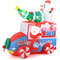 6FT Inflatable Santa on Car with LED Lights, Blow Up Festive Vehicle Holiday Decoration