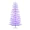 7 FT Artificial Pre-lit Christmas Tree, Hinged Xmas Tree with 820 Coral-like Branch Tips RGB Lights