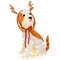Lighted Christmas Dog Decor with LED Lights, Includes Ground Stakes & Cable Tiers