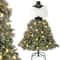 5 FT Pre-lit Mannequin Artificial Christmas Tree Dress Form Xmas Tree with 465 Branch Tips and LED Lights for Decor