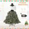 5 FT Pre-lit Mannequin Artificial Christmas Tree Dress Form Xmas Tree with 465 Branch Tips and LED Lights for Decor