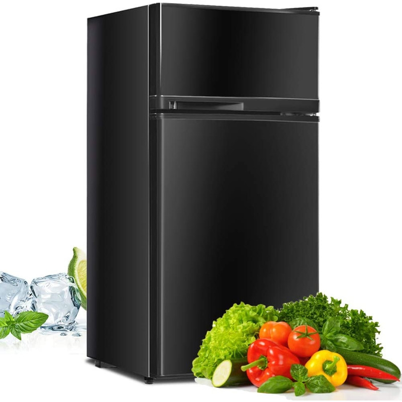 2 Door Compact Refrigerator Cold Rolled Sheet Design for Dorms & Small Spaces