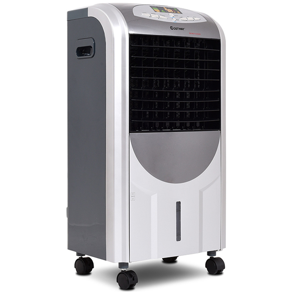Portable Air Cooler with Heater & Humidifier Function, Compact Multi-Functional Fan