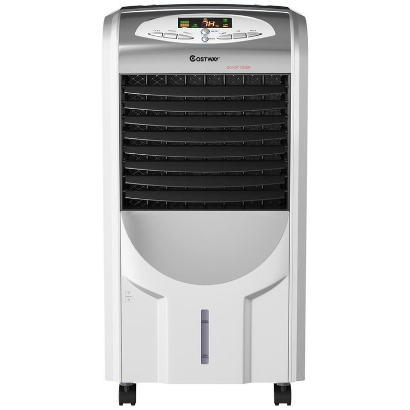 Portable Air Cooler with Heater & Humidifier Function, Compact Multi-Functional Fan