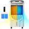 Portable Air Cooler with Heater & Humidifier Function, Compact Multi-Functional Fan