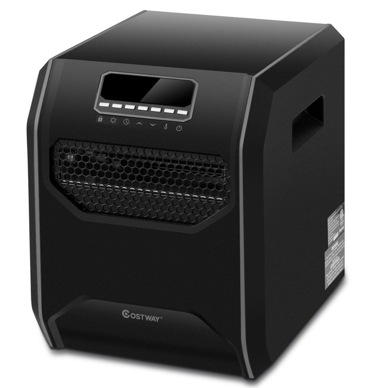 12H Timer LED Space Heater With Remote Control Portable Electric Heater For Home Office 6