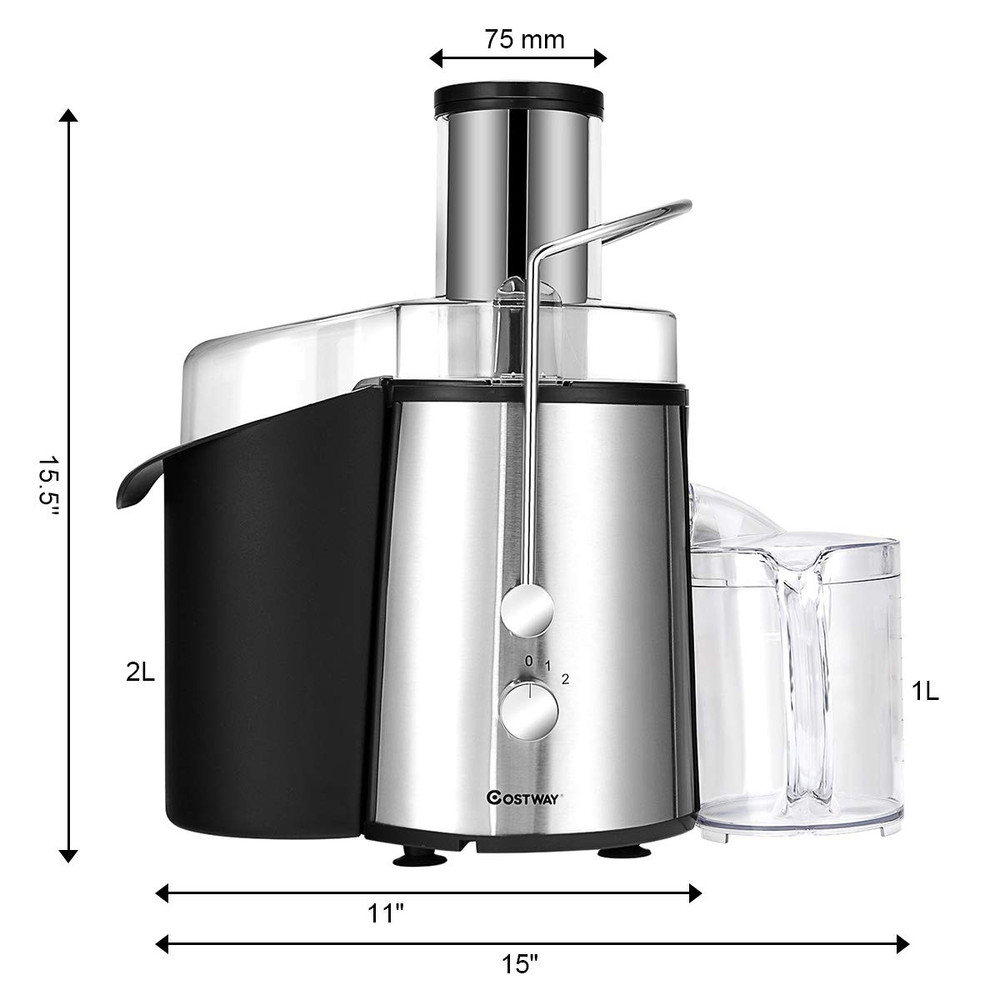 Electric Juice Extractor 2Speed Fast Press For Fresh Fruit  Vegetable Juices 5