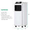 Portable Air Conditioner with Built-in Dehumidifier & Remote Control, Quiet AC Unit for Room, Bedroom, Office, Easy Move