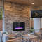 36 Inch Ultra Thin Wall Mounted Electric Fireplace with Remote Control, 12 Flame Colors & Timer, Recessed