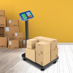 660 lbs weight platform scale digital floor folding scale