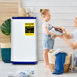 portable washing machine, 7.7 lbs capacity, full automatic with heating & drain pump