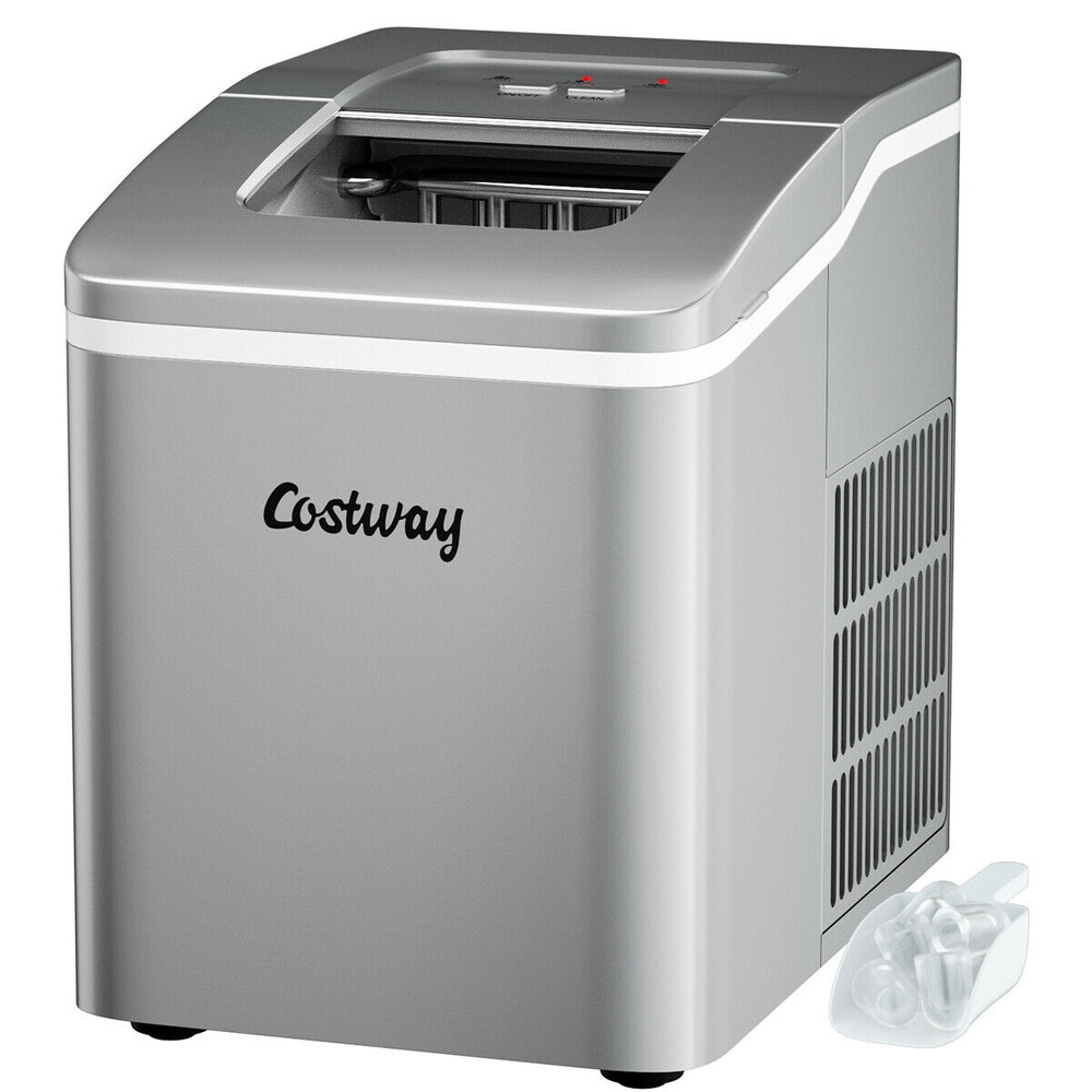 Portable Countertop Ice Maker, 26lbs/24h Ice Production with Free Scoop
